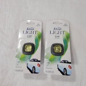 Febreze Light Car Bamboo Car Air Freshener Vent Clip Lot 2 New